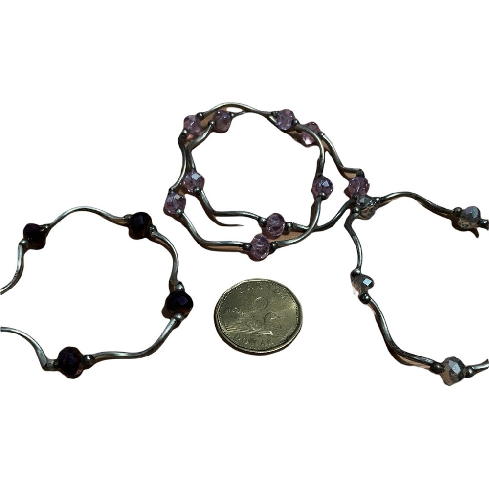 3/$25 - 4 Bracelets Rhinestones - Picture 2 of 2